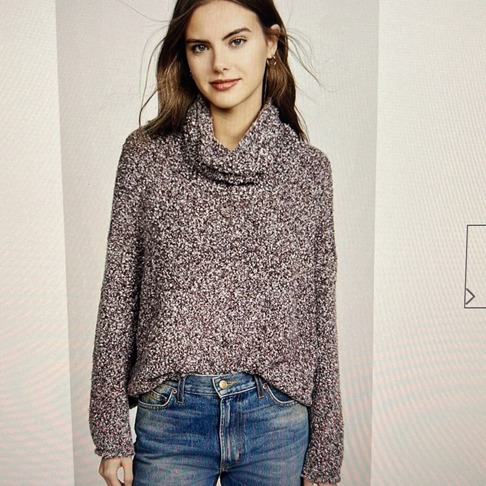 Free People womens BFF cowl neck sweater